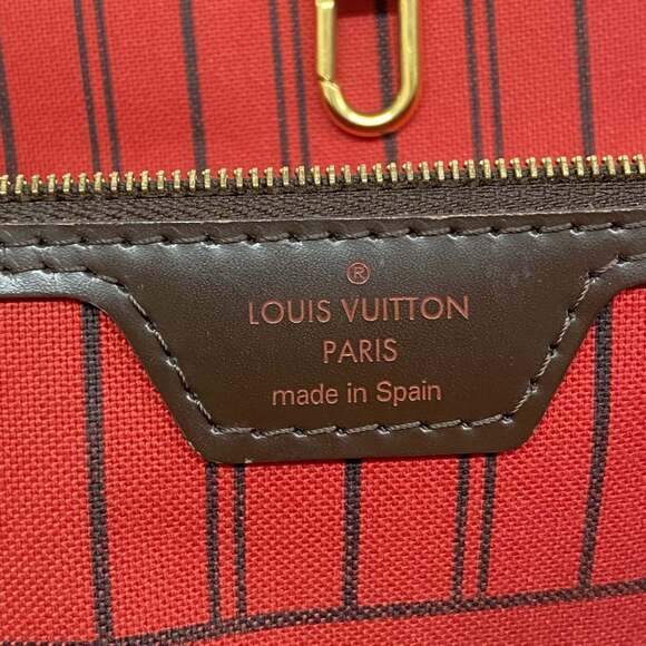 LOUIS VUITTON Brown Damier Neverfull MM Tote Bag - Picture 5 of 11